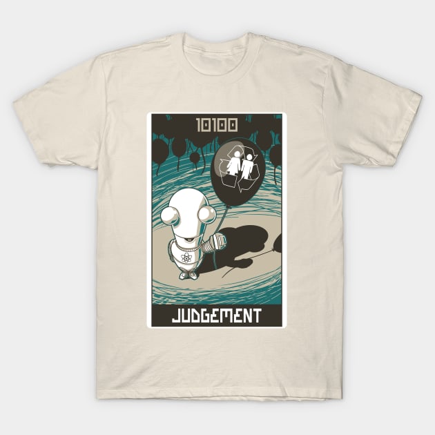 Robo Tarot: Judgement T-Shirt by PeterTheHague